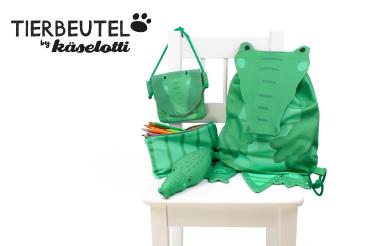 Tierbeutel Krokodil by Käselotti Panel ca. 80cm 